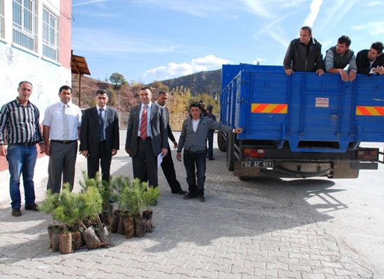 Tunceli’de Okullara Fidan dağıtımı yapıldı galerisi resim 1