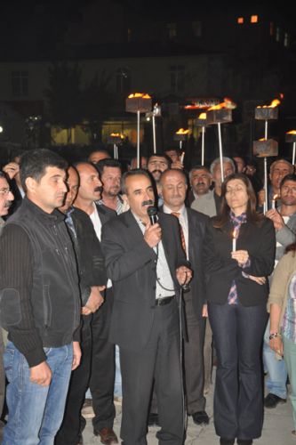 Tunceli'de Mumlu ve Meşaleli Eylem galerisi resim 3