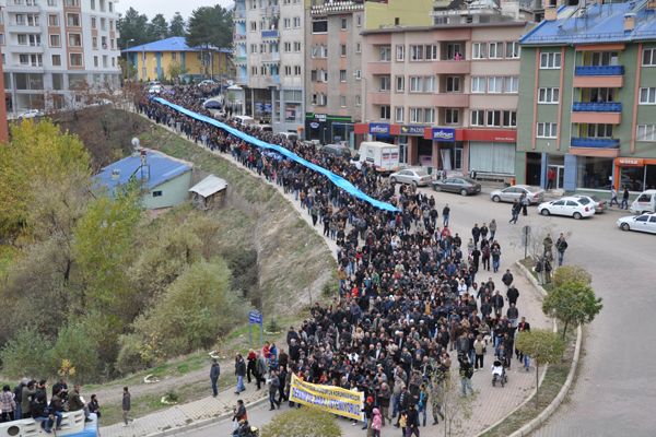 Tunceli'de Baraj Protestosuna 7 Bin Kişi Katıldı galerisi resim 7