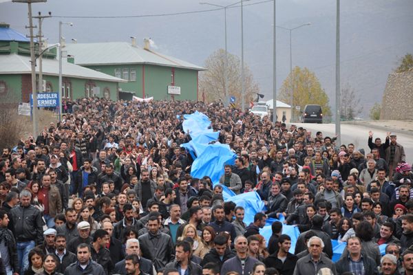 Tunceli'de Baraj Protestosuna 7 Bin Kişi Katıldı galerisi resim 9