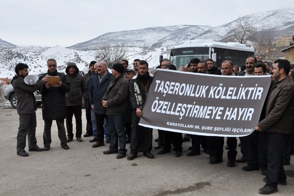 Taşeronlaşma ve Özelleştirmeye Tepki! galerisi resim 1