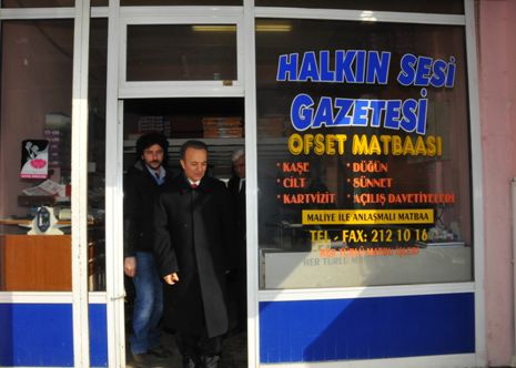 Vali Güner’den Halkın Sesi Gazetesi'ne ziyaret galerisi resim 1