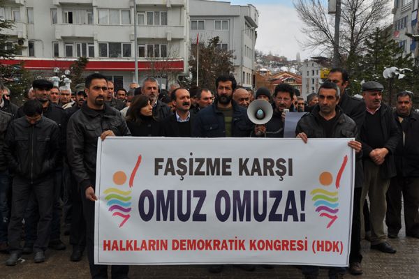 Sinop’taki saldırı Tunceli’de  kınandı galerisi resim 2