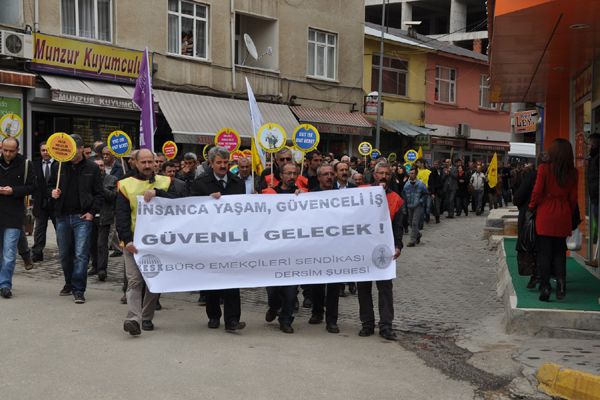 BES üyelerinden yürüyüşlü protesto galerisi resim 1