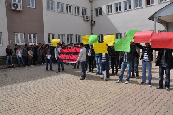 Tunceli Üniversitesi’nde Halepçe katliamı protesto galerisi resim 1