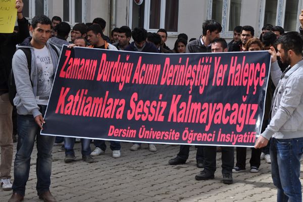 Tunceli Üniversitesi’nde Halepçe katliamı protesto galerisi resim 4