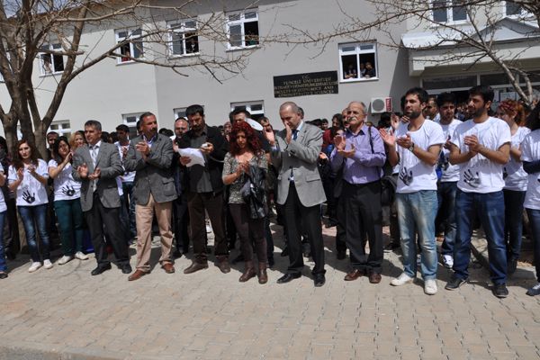 Tunceli Üniversitesinde soruşturma protestosu galerisi resim 3