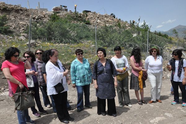 KESK’li kadınlar çözüm çadırını ziyaret etti galerisi resim 3