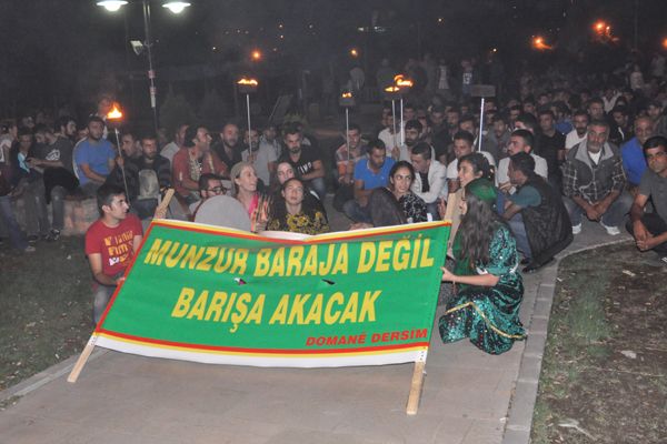 Tunceli'de Baraj, Birahane ve Yozlaşma Protestosu galerisi resim 2