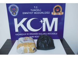 Tunceli'de uyuşturucu operasyonu