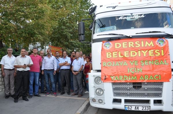 Rojava ve Şengal’e bir TIR daha gönderildi galerisi resim 2