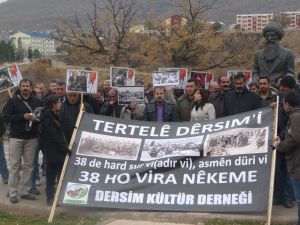 Seyit Rıza büstünün önünde anıldı