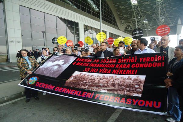 "Sabiha Gökçen"de Dersim katliamı eylemi galerisi resim 5