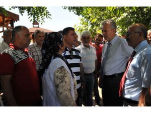 Kore Gazisinin Ailesine Cemevinde taziye ziyareti