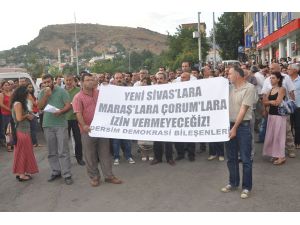 Malatya'daki Olay, Tunceli'de protesto edildi