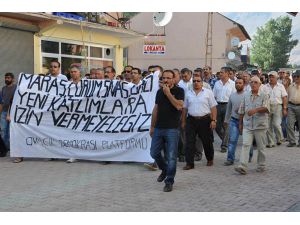 Ovacık’ta, Sürgü Beldesindeki saldırı protesto edi