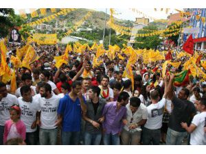 Tunceli’de Blok mitingi