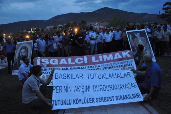 Tunceli’de tutuklamalar protesto edildi galerisi resim 1