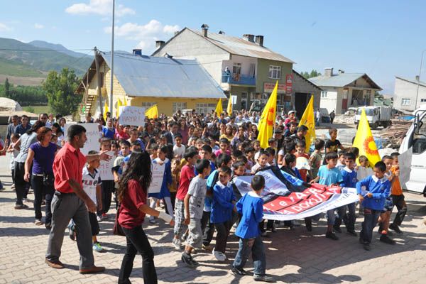 Ovacık'ta okullarda yapılan değişikliklere tepki galerisi resim 5