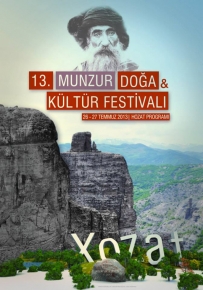 13. MUNZUR KÜLTÜR VE DOĞA FESTİVALİ HOZAT PROGRAMI