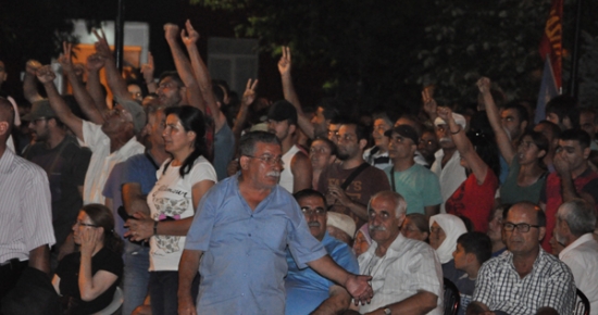 Milletvekili Kamer Genç ve Hüseyin Aygün’e protesto