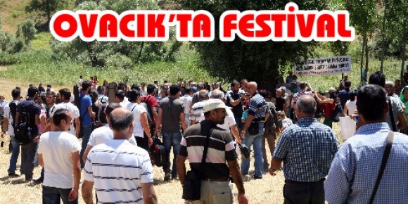 Festival kapsamında, Ovacık'a gezi düzenlendi