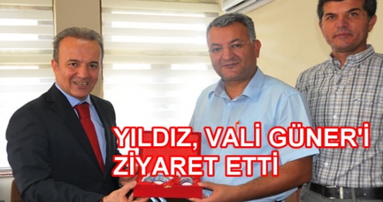 Eğitim Sen Genel Başkanı Yıldız, Vali Güner'i Ziyaret Etti