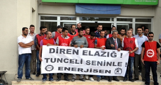 Kamer Genç’ten grev yapan işçilere  destek ziyareti