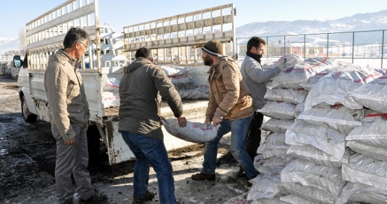 Ovacık’ta kömür yardımı