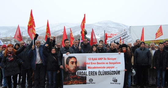 Tunceli’de Erdal Eren Anması