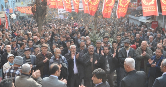 Tunceli'de Bağımsız Adayın Gövde Gösterisi