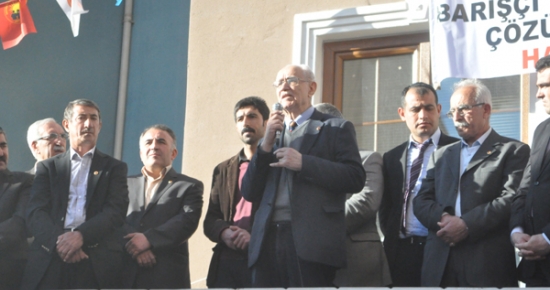 Kemal Burkay, Miting İçin Tunceli’ye Geldi