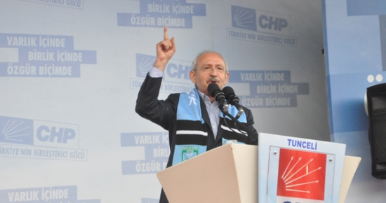 CHP Genel Başkanı Kılıçdaroğlu, Memleketi Tunceli'de