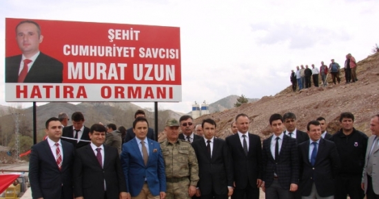 Şehit Savcı Murat Uzun Adına Gümüşhane'de Hatıra Ormanı