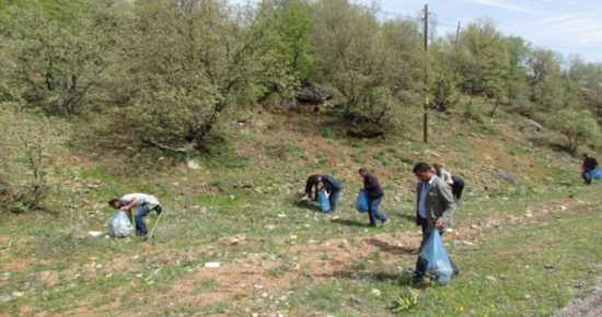 Munzur ve Pülümür vadisinde temizlik çalışması başladı