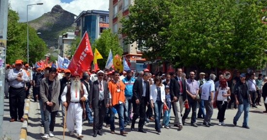 Tunceli’de 1 Mayıs Kutlandı