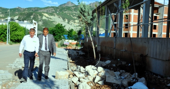 Eş Başkan Bul, Pazar Alanı Çalışmalarını İnceledi