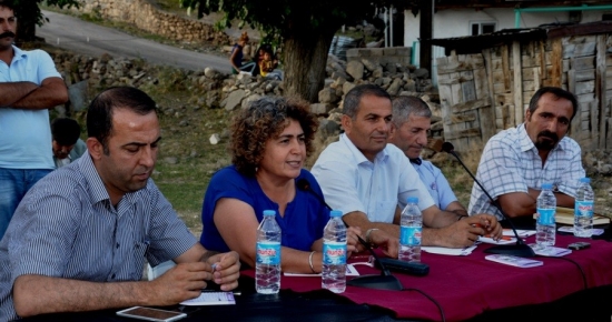 Eş Başkanların Katılımıyla Halk Toplantısı Yapıldı