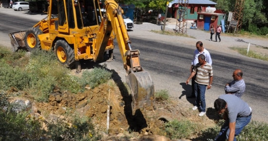 Tunceli'de İçme Suyu Çalışmaları