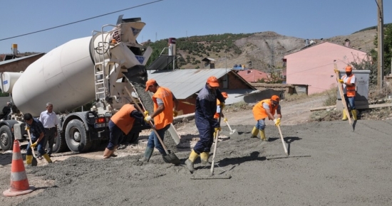 Tunceli Belediyesinin Yol Çalışmaları