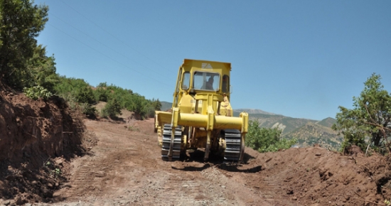 Hastaneye Yeni Yol Çalışması Sürüyor