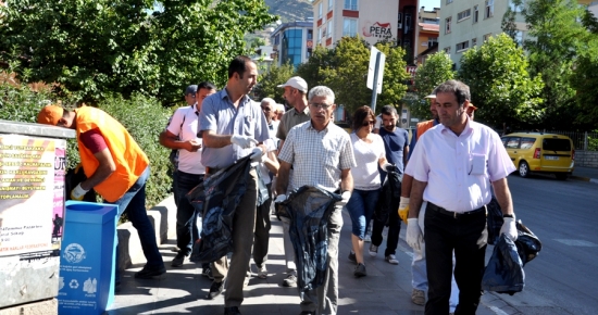 Tunceli'de Temizlik Çalışması