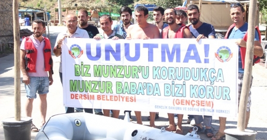 GENÇSEM'den Munzur Temizliği