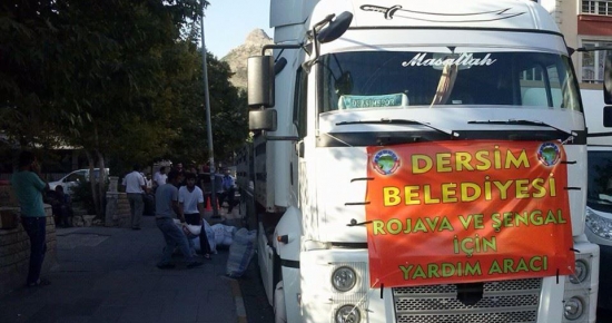 Rojava’ya ve Şengal’e 1 tır dolusu yardım gönderildi