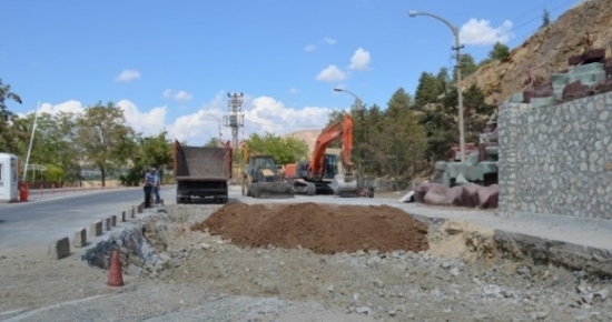 Feribot İskelesinde Peyzaj Çalışması