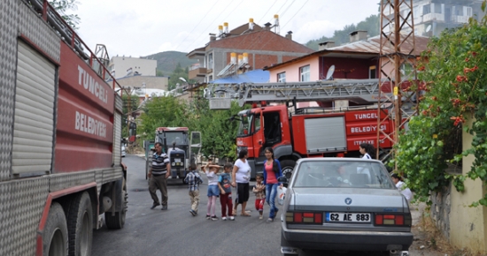 Tunceli'deki Yangın