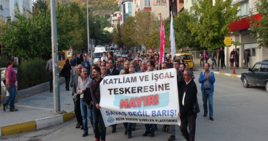 Dersim’de teskere yürüyüşü