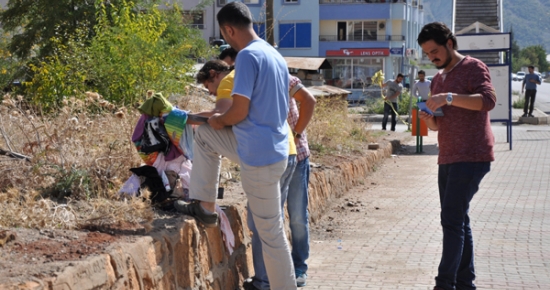 Tunceli'de Şüpheli Çanta Fünyeyle Patlatıldı