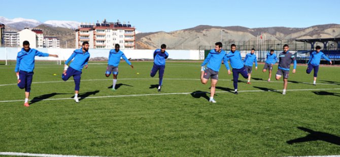 Dersimspor, Elazığ Yolspor hazırlıklarını sürdürüyor