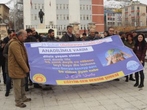 Eğitim-Sen Dersim Şubesinden Dünya Anadili günü açıklaması